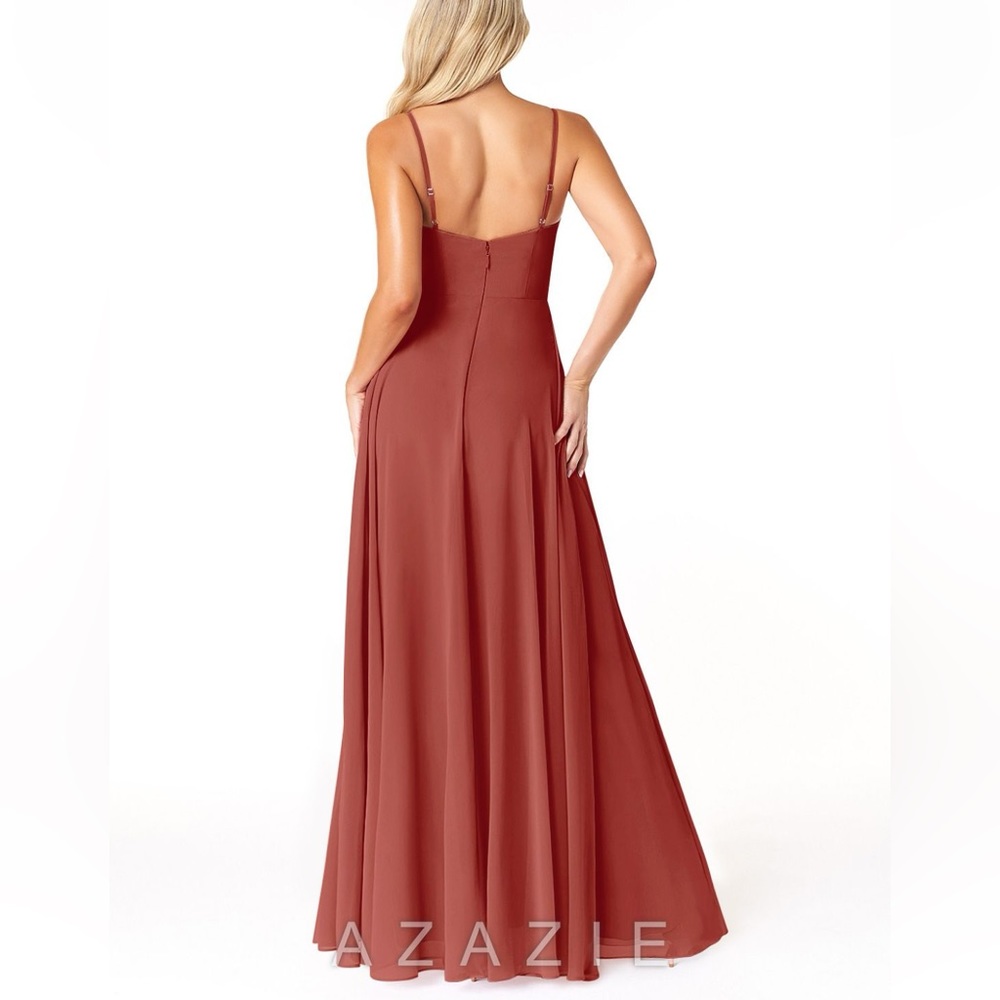 Terracotta Azazie Dress - Picture 2 of 2
